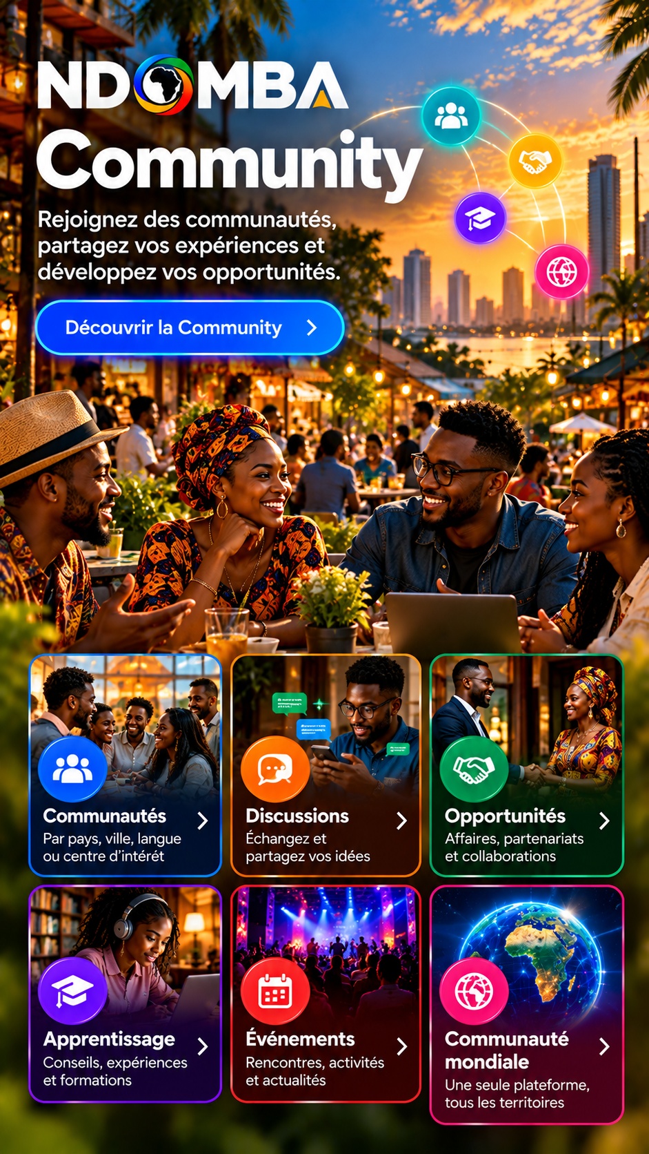 NDOMBA Community — communautés et échanges